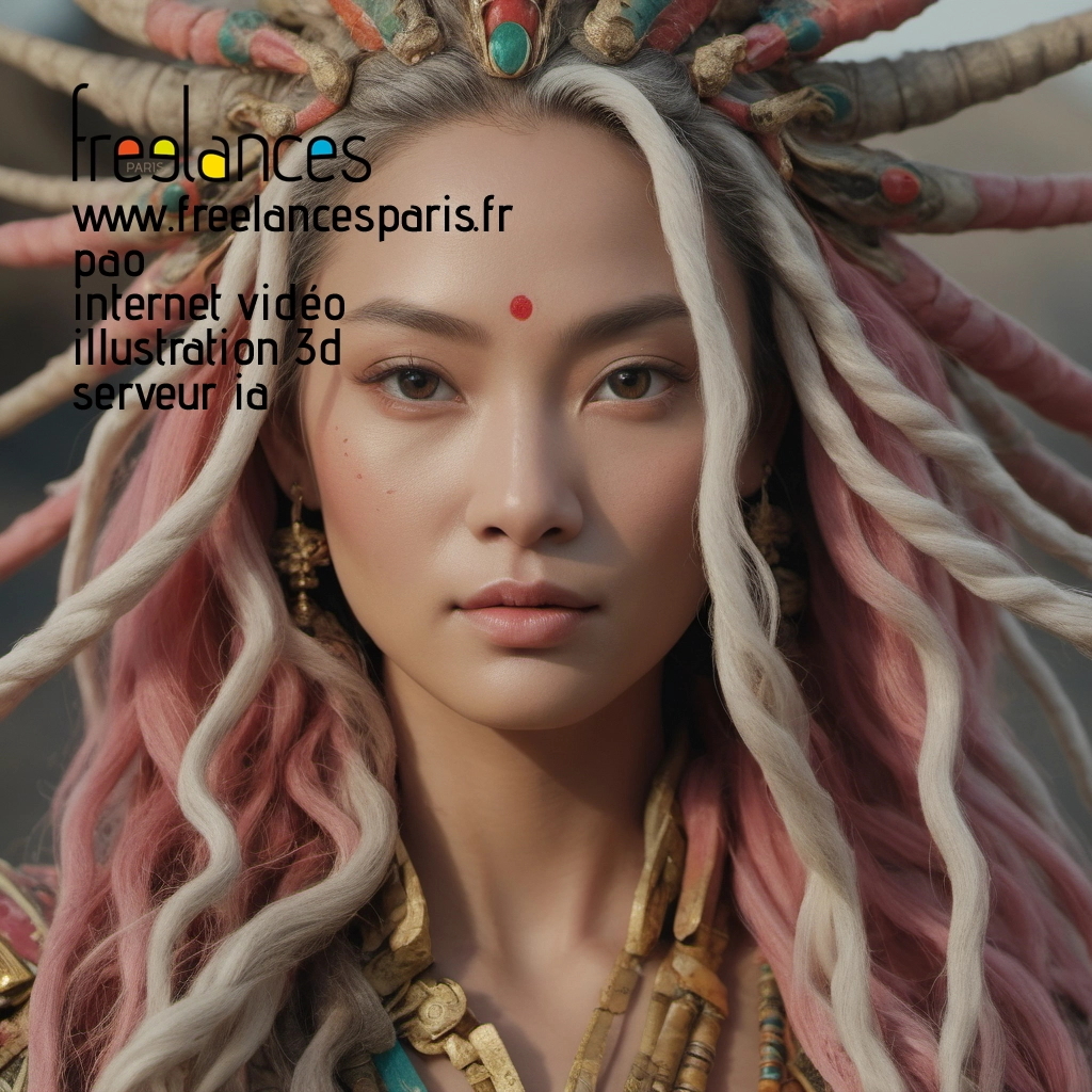 Pao mise en page internet vidéo illustration 3d serveur IA générative AI freelance paris studio de création magazines 8li1tni0